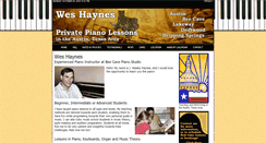 Desktop Screenshot of pianolessonsnearaustintx.com