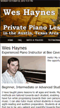 Mobile Screenshot of pianolessonsnearaustintx.com