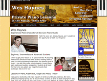 Tablet Screenshot of pianolessonsnearaustintx.com